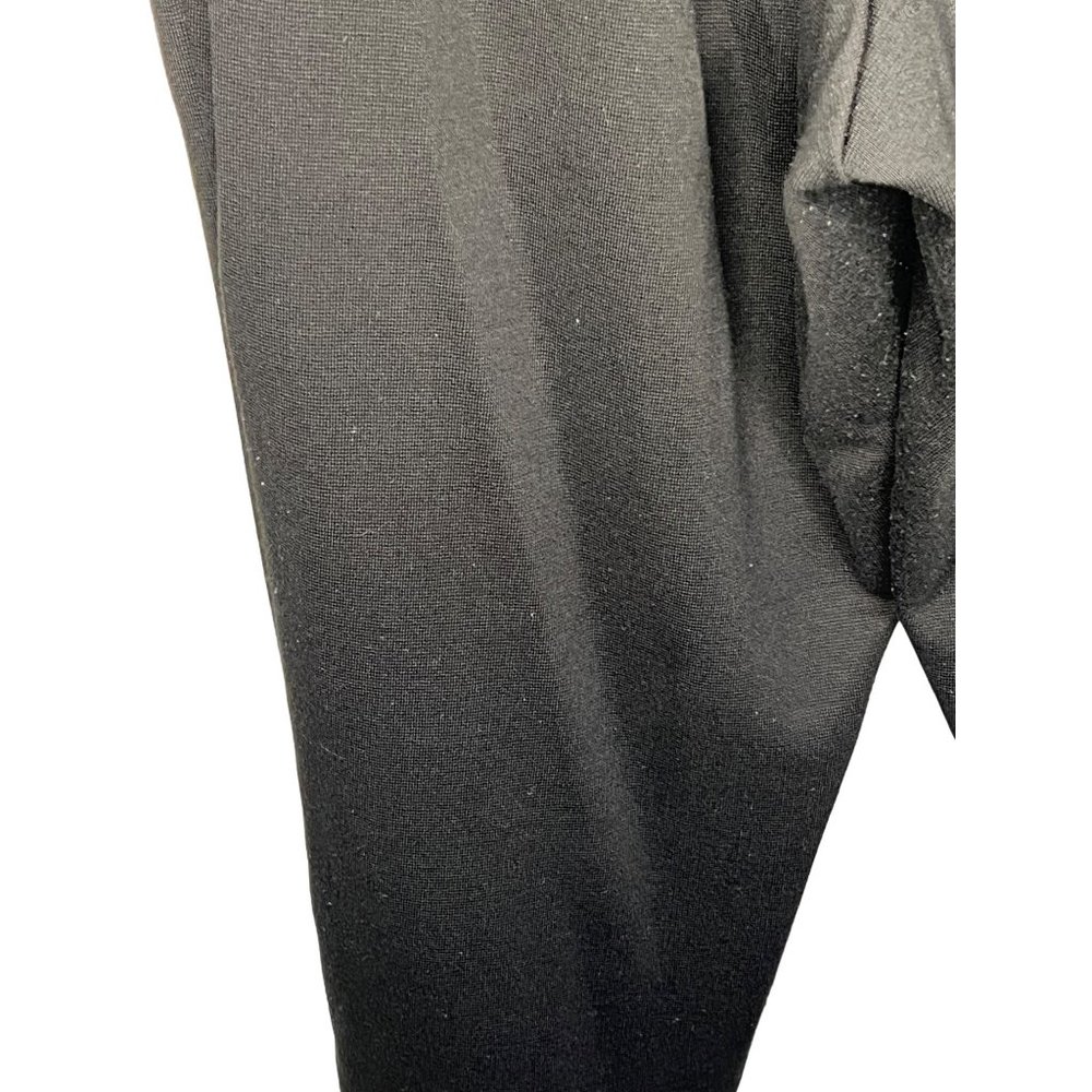 ALFRED DUNNER PETITE Women's Black Pants Size 16P Elastic Waist 2 Side Pockets S - Picture 7 of 12
